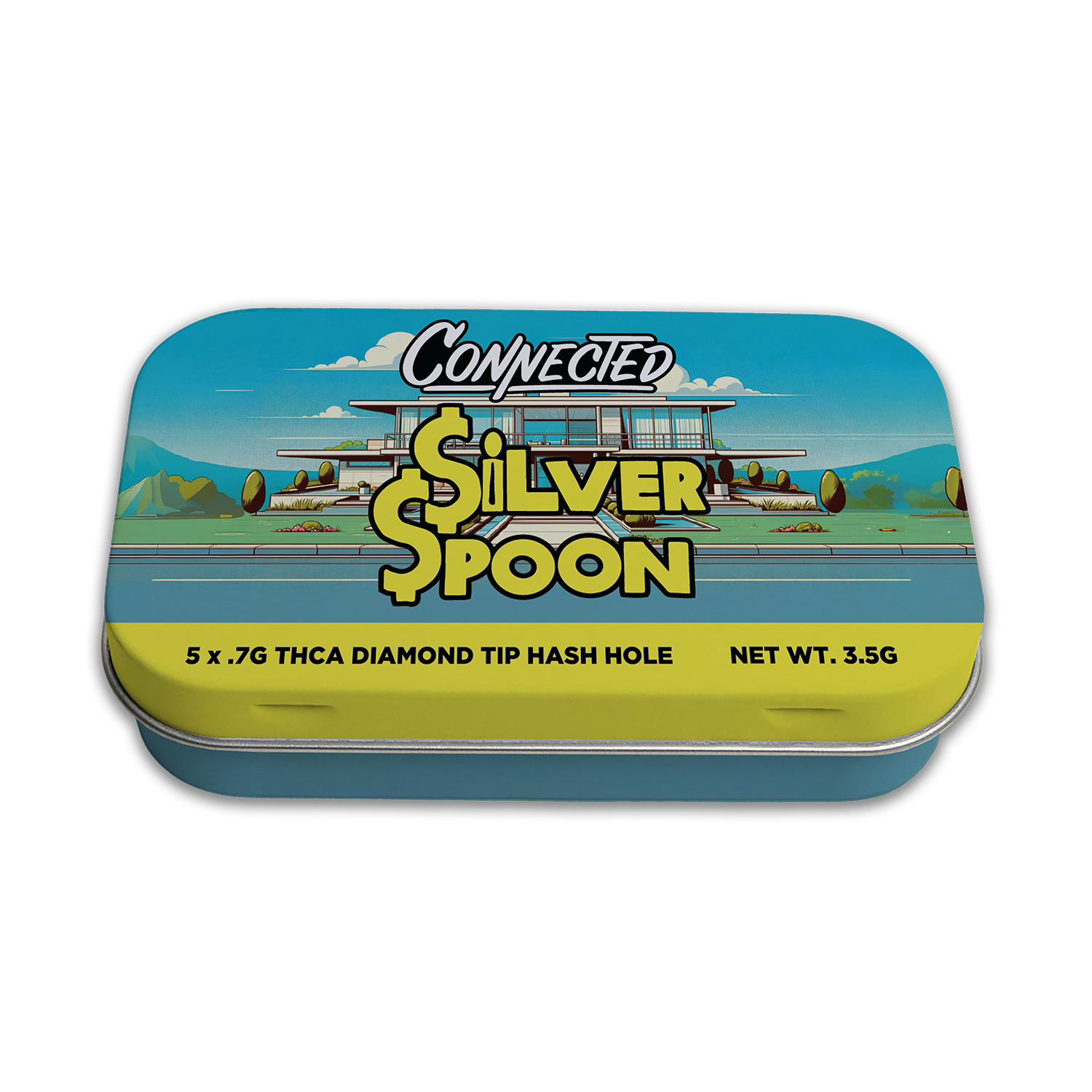 Silver Spoon THCA Diamond Tip Hash Hole Preroll 5 Pack